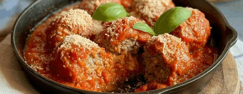 Fleischbällchen mit Tomaten-Paprika-Sauce