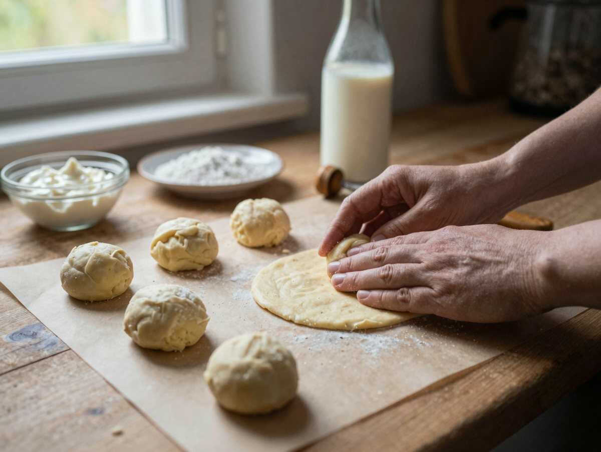 Fluffige Schoko-Brötchen wie vom Bäcker: Blitzrezept zum Nachbacken! – während der Zubereitung