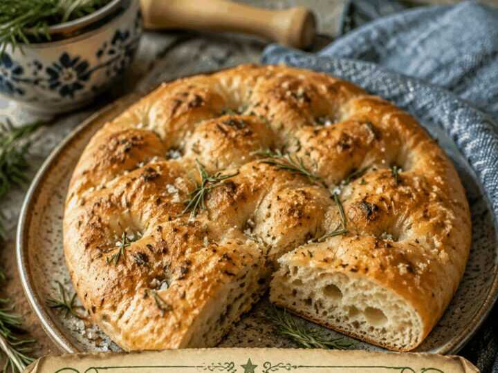 Focaccia mit Rosmarin aus dem Airfryer – günstig, schnell und unglaublich lecker