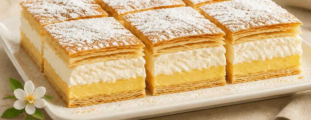 Französische Cremeschnitten