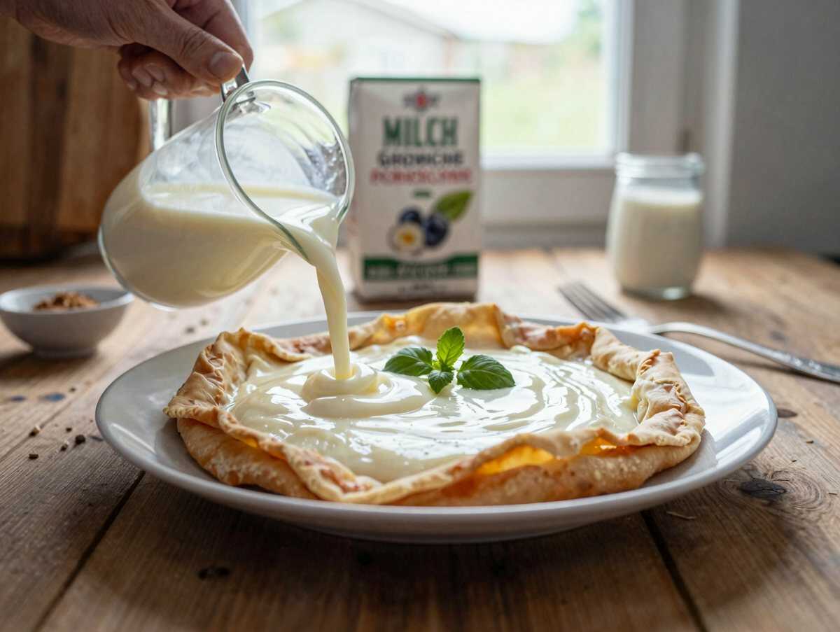 Französische Cremeschnitten: Das raffinierte Rezept ohne Glasur entdecken! – während der Zubereitung