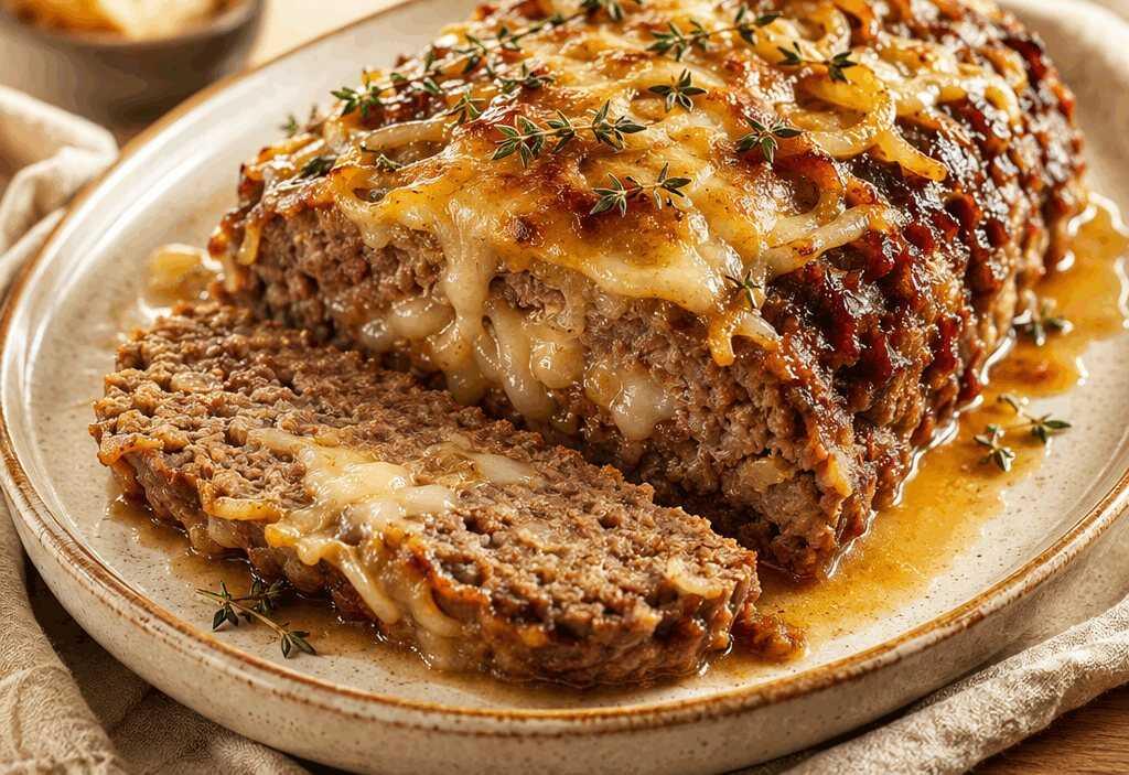 Französischer Zwiebel-Hackbraten: Ein Rezept, das auf der Zunge zergeht und begeistert!