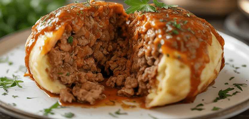 Frikadellen aus dem Backofen mit 850 g Hackfleisch in 15 Minuten
