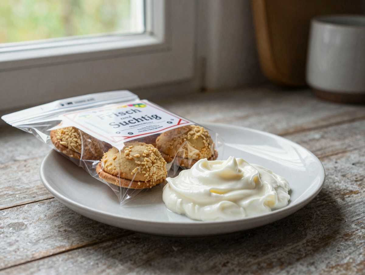 Frisch und fruchtig: Das unwiderstehliche Quark-Dessert, das du probieren musst! – während der Zubereitung