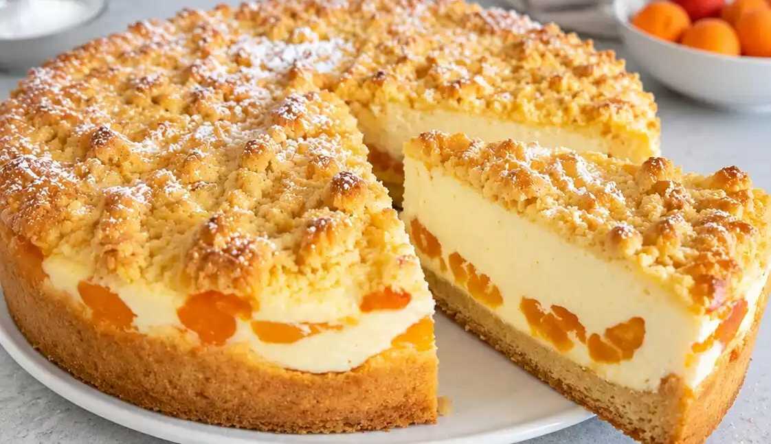 Fruchtiger Kuchen mit knusprigen Streuseln