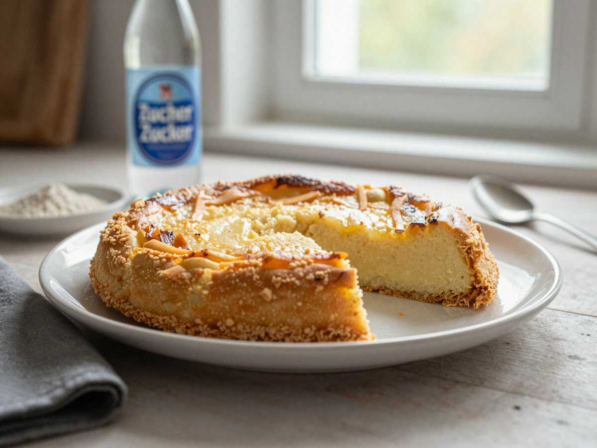 Fruchtiger Quarkkuchen: Ein leckerer Genuss, den du probieren musst! – während der Zubereitung