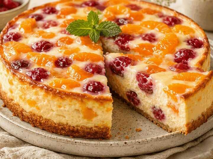 Fruchtiger Quarkkuchen: Ein leckerer Genuss, den du probieren musst!