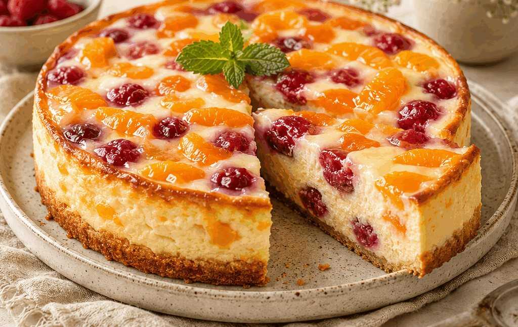 Fruchtiger Quarkkuchen: Ein leckerer Genuss, den du probieren musst!