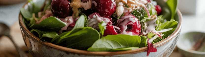 Fruchtiger Schwarzwälder Kirschsalat