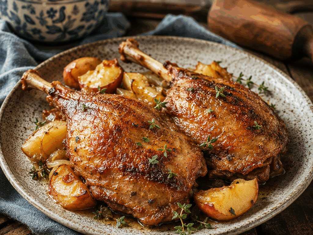 Gänsekeulen aus dem Airfryer: schmeckt nach Sonntag bei Oma
