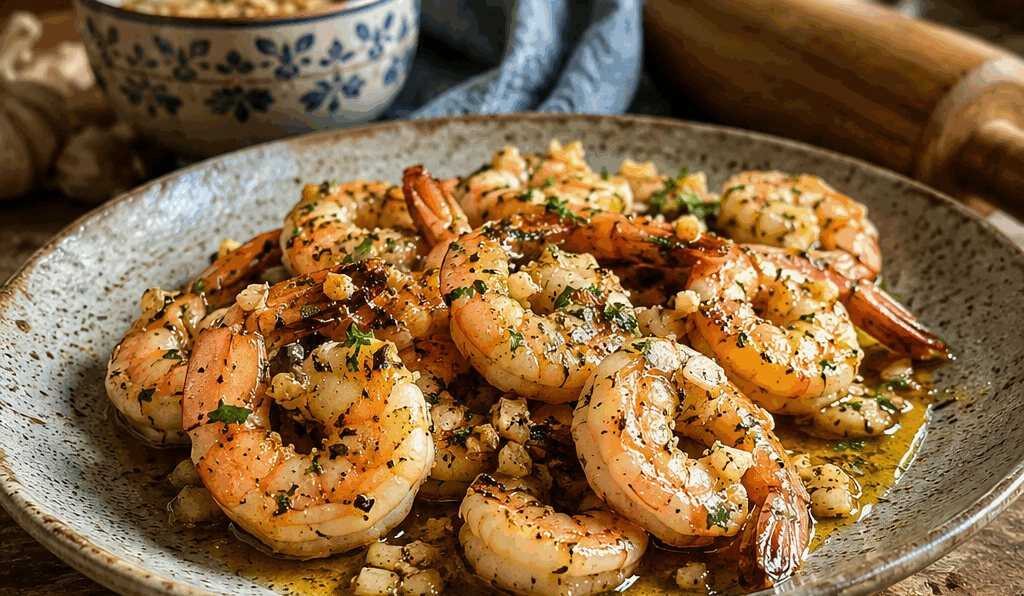 Garnelen in Knoblauchmarinade aus dem Airfryer – perfekt fürs Meal Prep am Sonntag