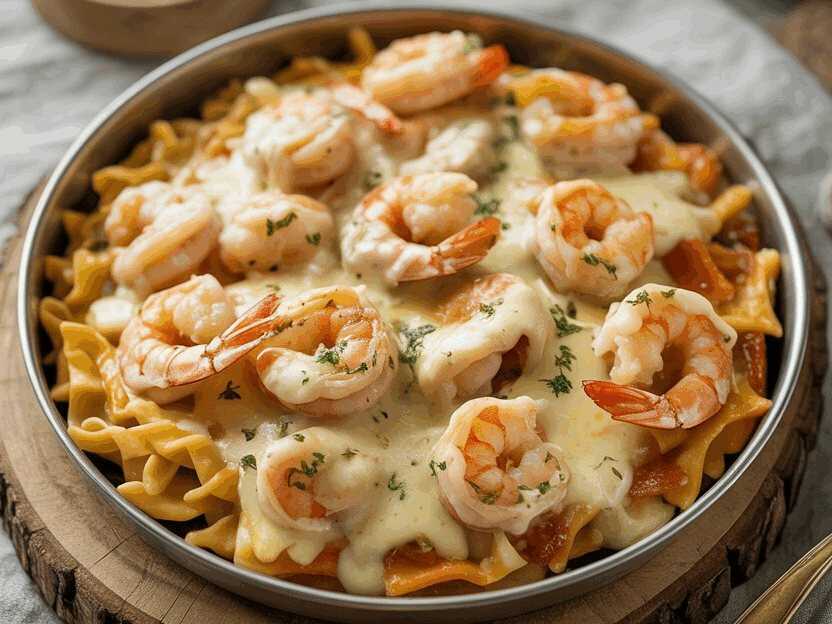 Garnelen mit Knoblauch aus der Heißluftfritteuse