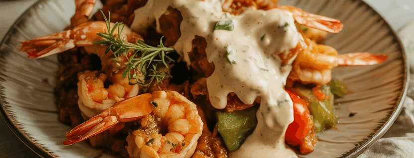 Garnelen-Spieße aus der Heißluftfritteuse – so sieht es fertig aus