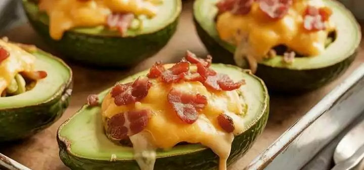 Gebackene Avocadospalten