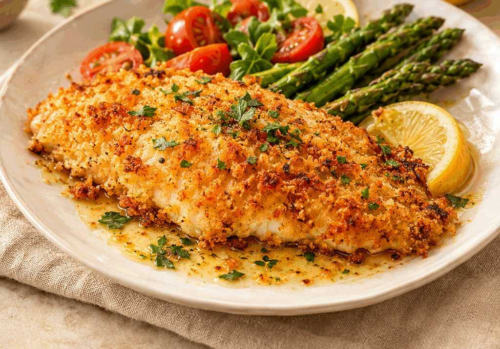 Gebackene Tilapia mit Zitronen-Knoblauch-Butter – Ein schnelles Abendessen, das begeistert!