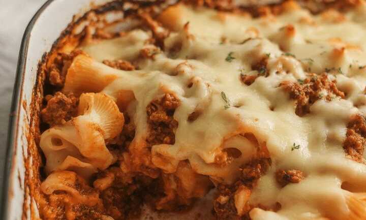 Gebackener Blumenkohl Mit 450 g Hackfleisch und 100 g Käse