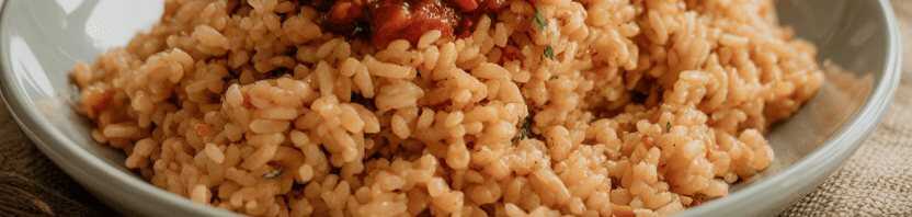 Gedämpfte Reisbällchen mit Paprika-Erdnusssalat und Chilisauce – so sieht es fertig aus