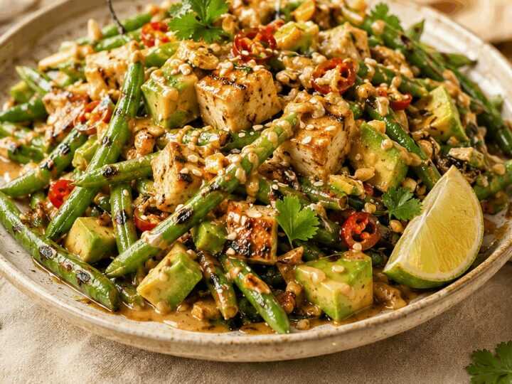 Gegrillter Bohnensalat mit unwiderstehlichem Thai-Dressing: Ein Geschmackserlebnis!