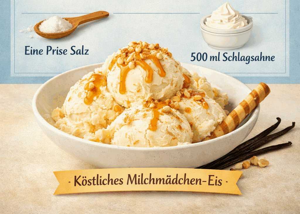 Milchmädchen-Eis ganz ohne Eismaschine