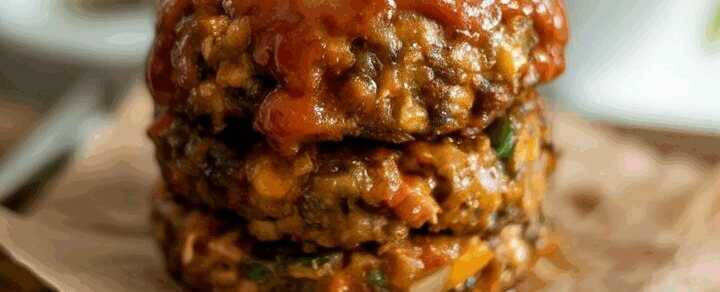 Gemüse-Burger Patties aus der Heißluftfritteuse