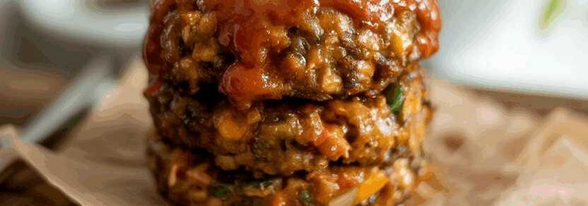 Gemüse-Burger Patties aus der Heißluftfritteuse