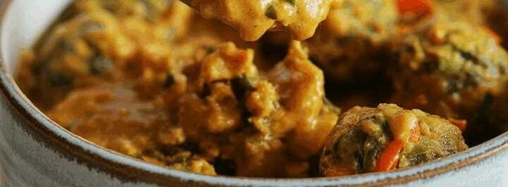 Gemüse-Curry-Bällchen aus der Heißluftfritteuse