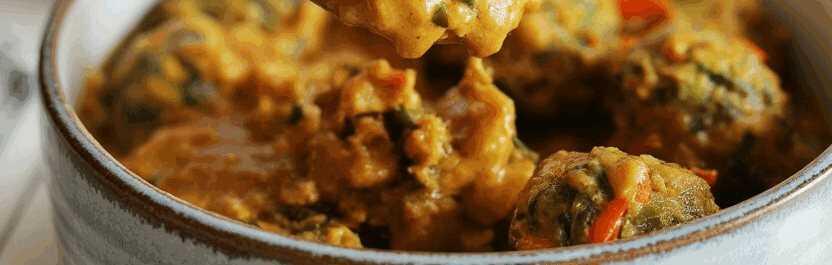 Gemüse-Curry-Bällchen aus der Heißluftfritteuse