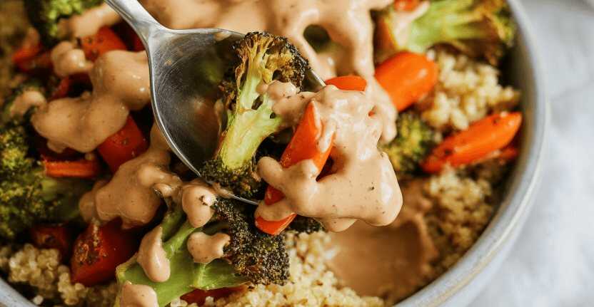 Gemüse-Mix als Bowl-Basis aus dem Airfryer