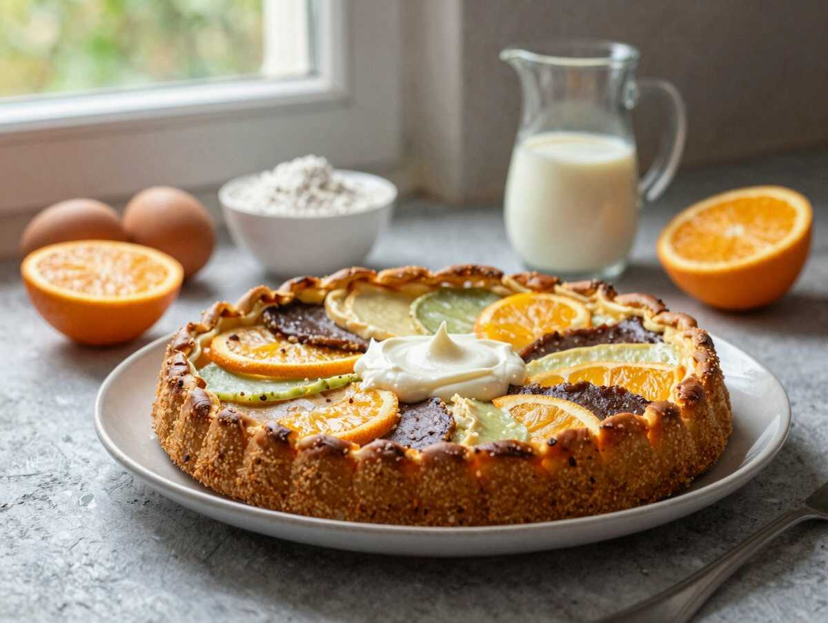 Geniales Rezept für einen unwiderstehlichen Patchwork-Kuchen, den du unbedingt probieren musst! – während der Zubereitung