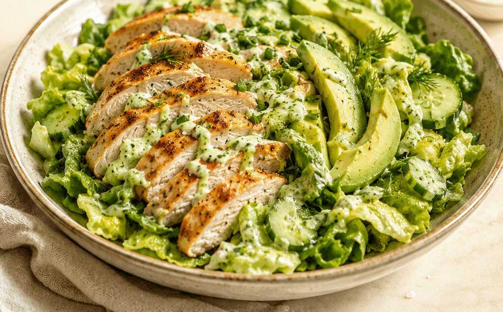 Gesunde Green Goddess Avocado-Salat: Jeden Tag ein Genuss, den du nicht missen möchtest!