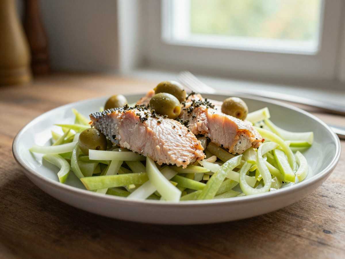Gesunde Thunfisch-Kichererbsen-Salat: Schnell & Lecker für Eilige! – während der Zubereitung