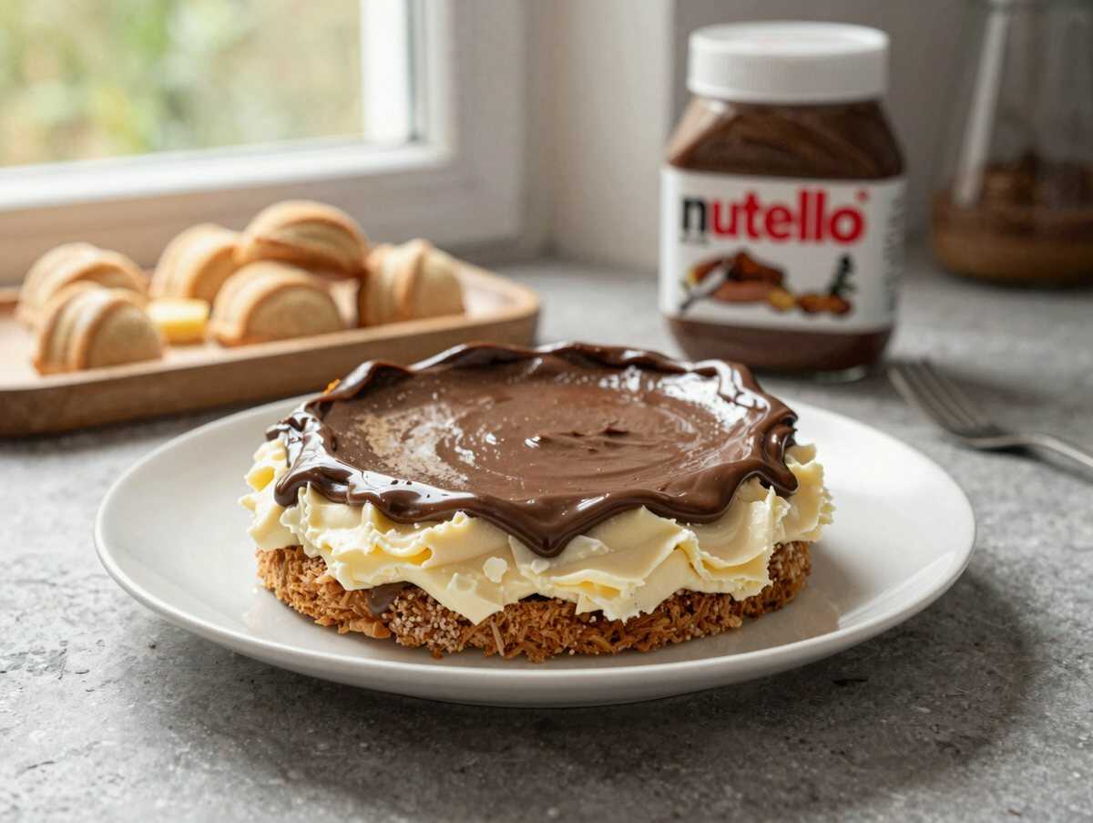 Giotto Nutella Käsekuchen: Das unwiderstehliche Rezept, das du probieren musst! – während der Zubereitung