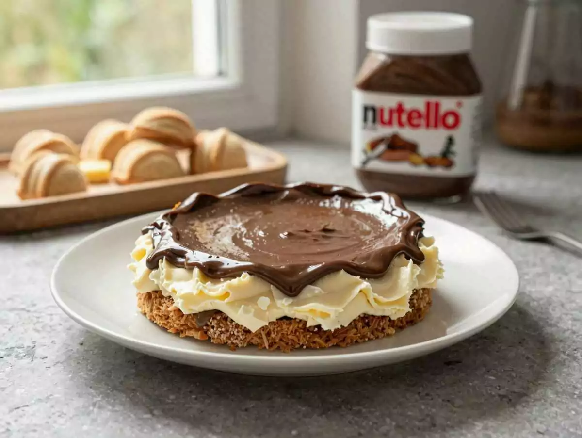 Giotto Nutella Käsekuchen: Das unwiderstehliche Rezept, das du probieren musst! – während der Zubereitung