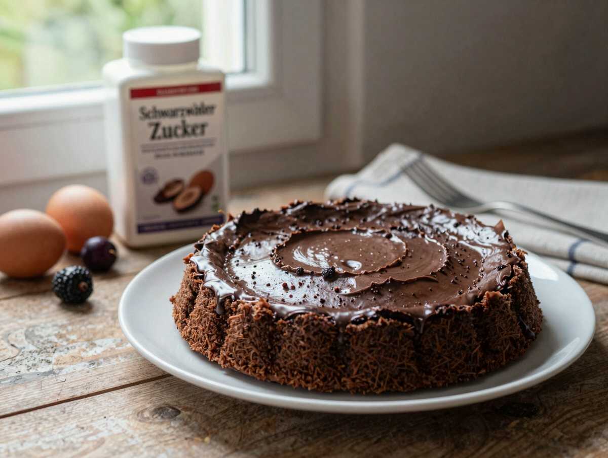 Glutenfreier Schwarzwälder Blechkuchen: Das Rezept, das alle überraschen wird! – während der Zubereitung