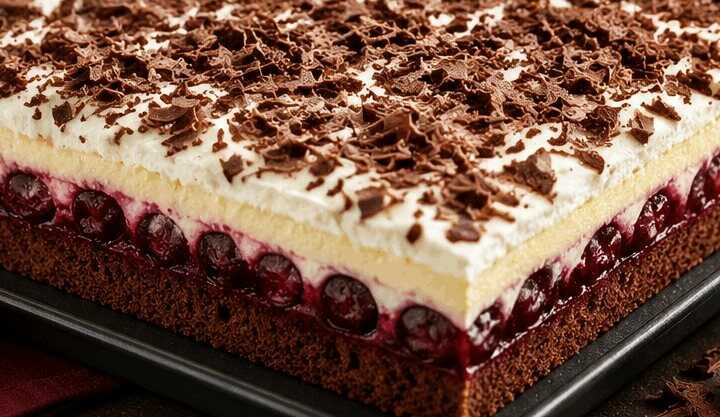 Glutenfreier Schwarzwälder Blechkuchen: Das Rezept, das alle überraschen wird!
