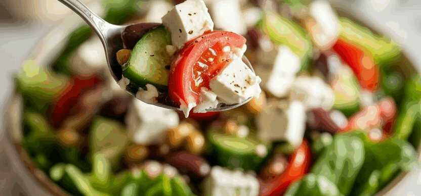 Griechischer Salat mit Feta