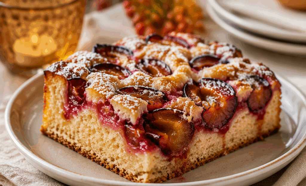Großmutters Geheimrezept: Saftiger Pflaumenkuchen