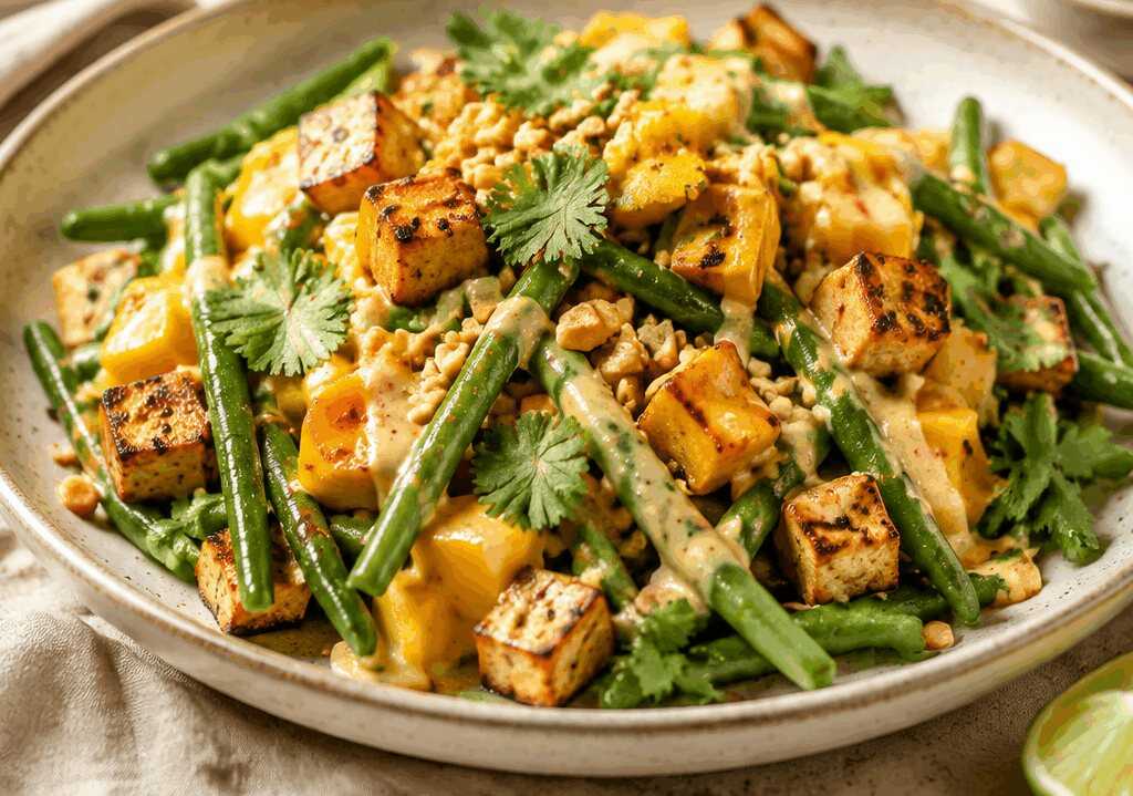 Grüner Bohnensalat vom Grill mit unwiderstehlichem Thai-Dressing – Ein Genuss, den du nicht verpassen solltest!