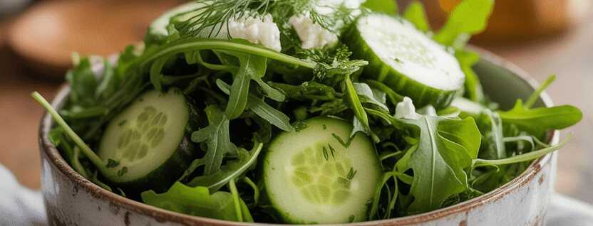 Gurken-Rucola-Salat – Knackige Frische in jeder Biss!