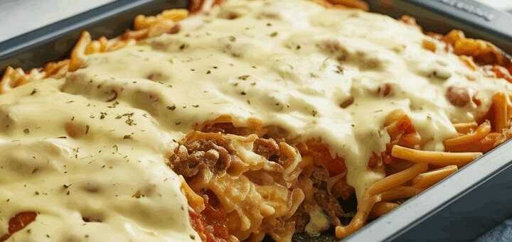 Gyrosauflauf mit Knoblauch und 2 Becher Sauce Hollandaise
