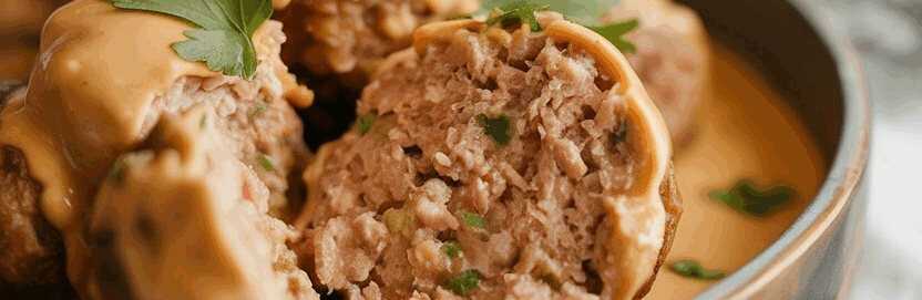 Hackbällchen saftig aus der Heißluftfritteuse – so sieht es fertig aus