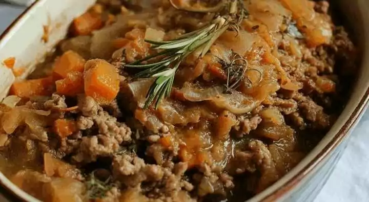Hackbraten mit Überraschung, Sie brauchen 800g Hackfleisch!