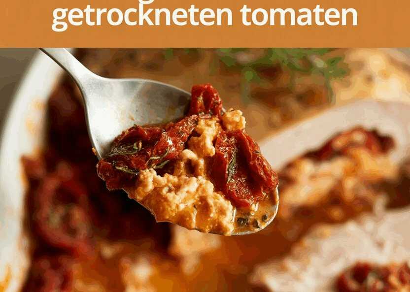 Hähnchenbrust gefüllt mit getrockneten Tomaten