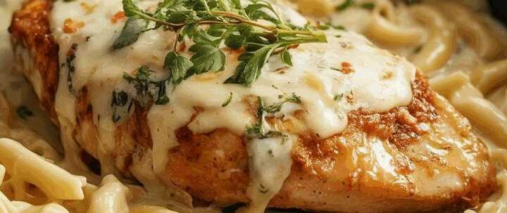 Hähnchenfilet in cremiger Knoblauchsauce ein Blitzgericht in 20 Minuten!
