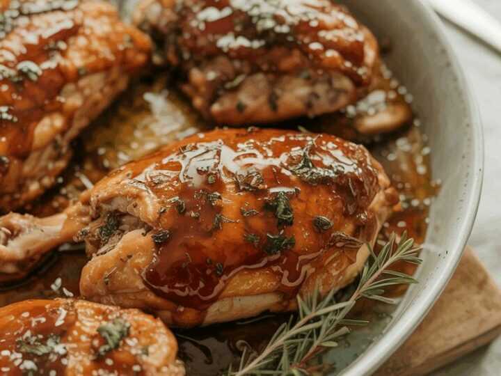 Hähnchenflügel mit Honigglasur aus dem Airfryer