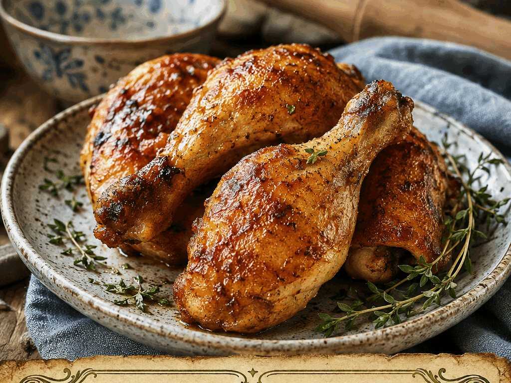 Hähnchenschenkel knusprig aus dem Airfryer – günstig, schnell und unglaublich lecker