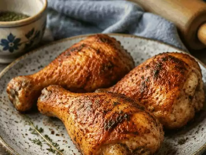 Hähnchenschenkel knusprig aus dem Airfryer – Kinder lieben dieses Rezept