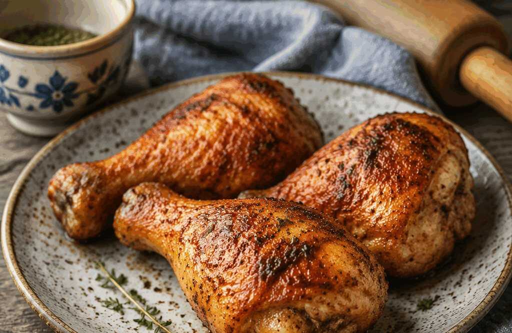 Hähnchenschenkel knusprig aus dem Airfryer