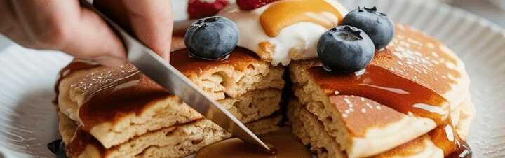 Haferflocken Pfannkuchen in 5 Minuten, esse ich jeden Tag!