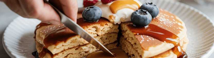 Haferflocken Pfannkuchen in 5 Minuten, esse ich jeden Tag!